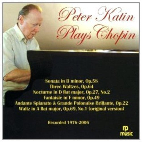 Chopin / Katin - Peter Katin Plays Chopn Music CD