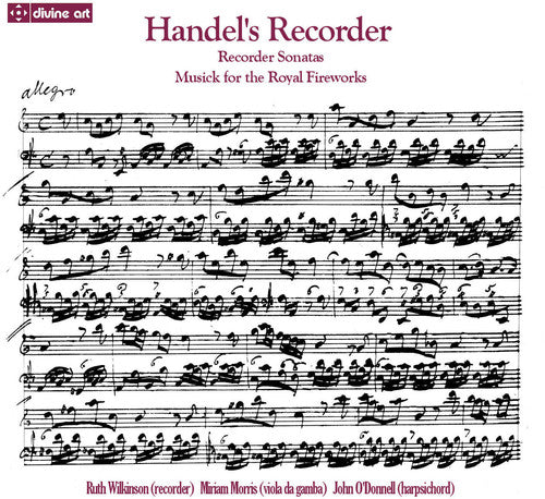 Handel / Wilkinson / Morris / Odonnell - Handels Recorder [CD]