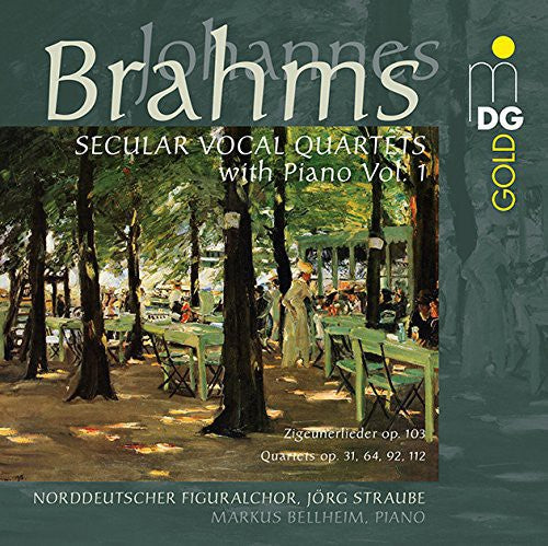 Brahms / Jorg Straube - Secular Choral Works with Piano Vol. 1 [CD]