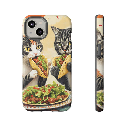 Funny Taco Cat Tough Phone Case