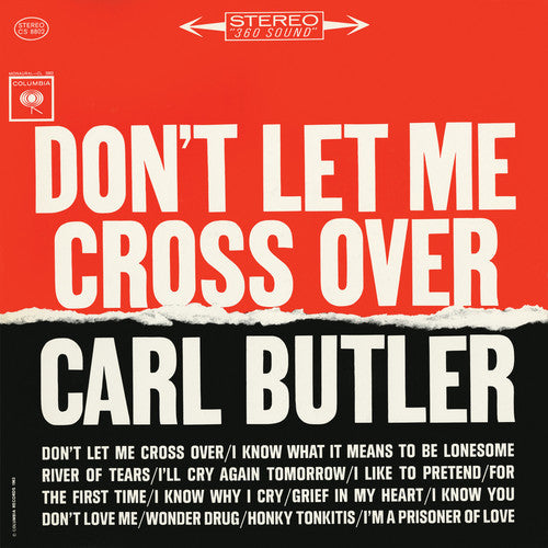 Carl Butler - Don't Let Me Cross Over [CD]