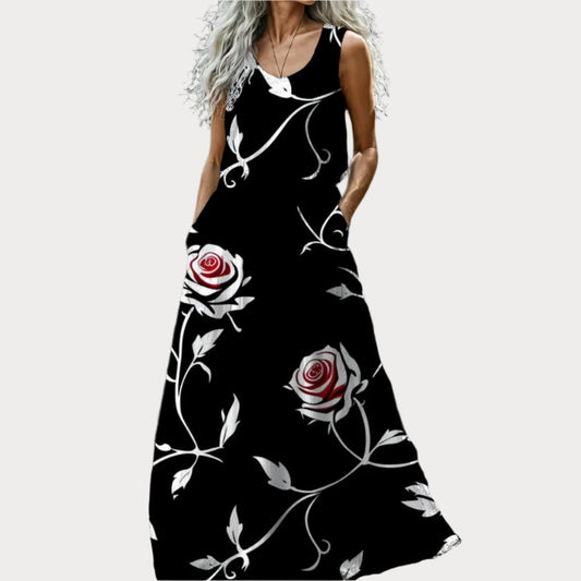 Brooklyn Republic™ Standing in the Garden of Eternal Memories Sleeveless Maxi Dress