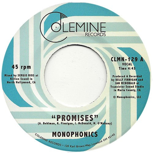 Monophonics - Promises [7" Vinyl]