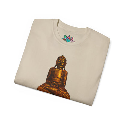 Fine Art Buddha Carving Print Unisex Ultra Cotton Tee