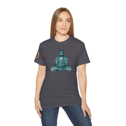 Fine Art Buddha Chalk Drawing Print Unisex Ultra Cotton Tee
