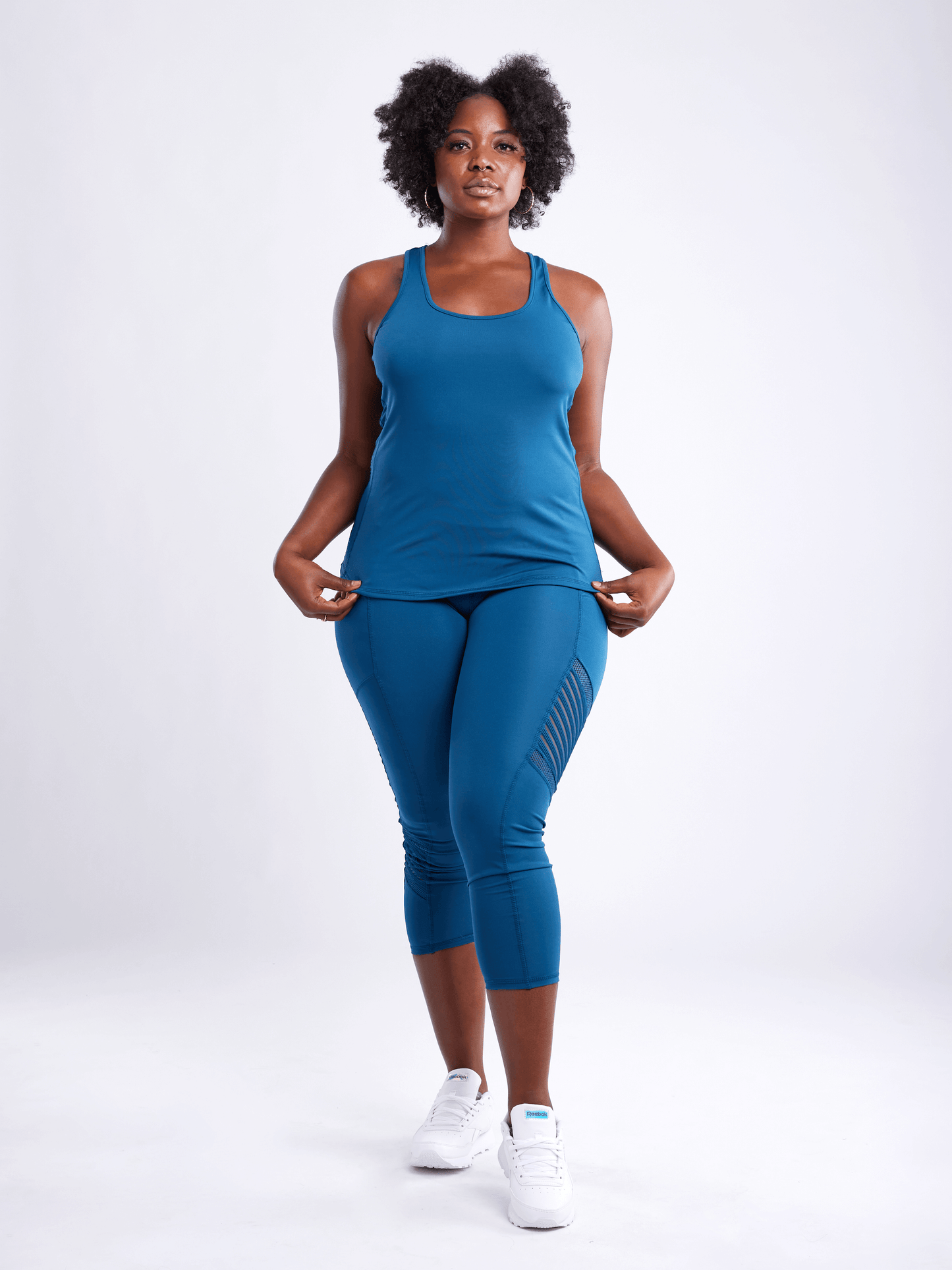 JupiterGear High-Waisted Pilates Leggings with Side Pockets & Mesh Panels