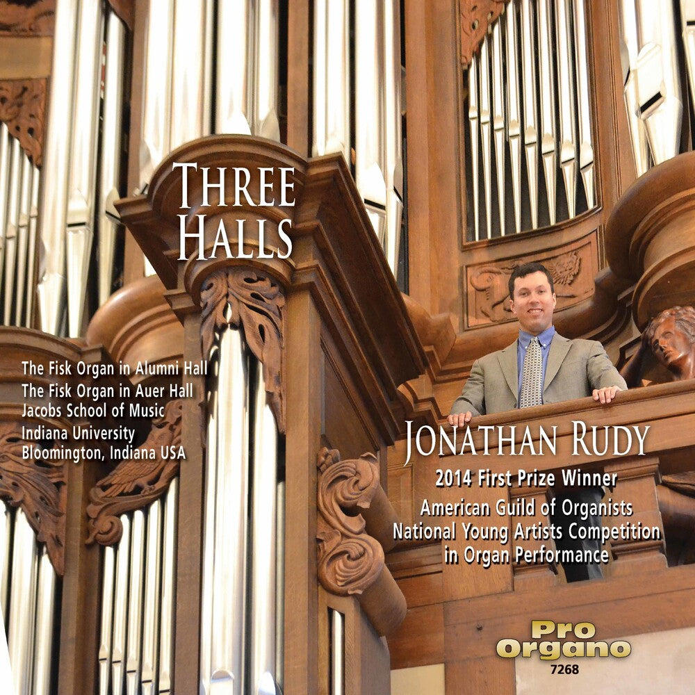 Bach / Jonathan Rudy - Three Halls [CD]