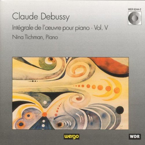 Debussy / Tichman - Works For Piano 5 - Music CD