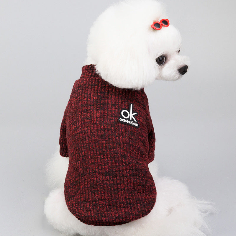 Pet Knitwear Dog Warm Sweater