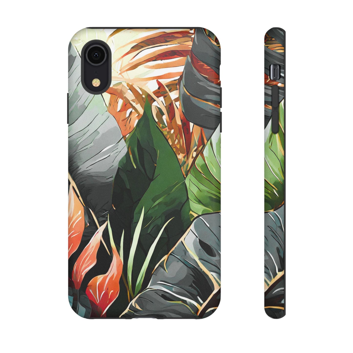Tropical Leaf Tough Phone Case