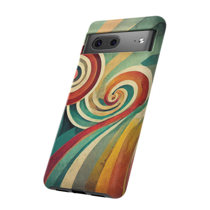 Colorful Swirl Tough Phone Case