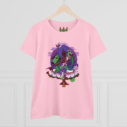 Buddha Pastel Sketch Women's Cotton Tee