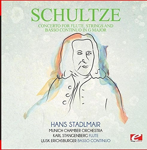 Schultze - Concerto for Flute Strings Basso Continuo G Major Music CD