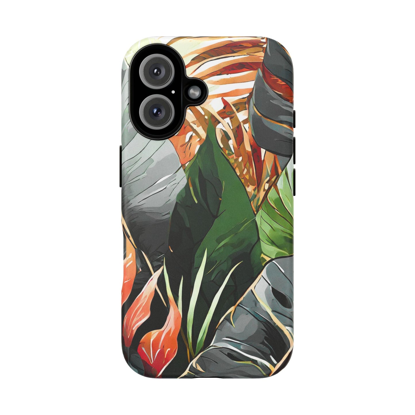 Tropical Leaf Tough Phone Case
