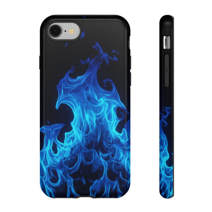 Blue Flames Tough  Phone Case