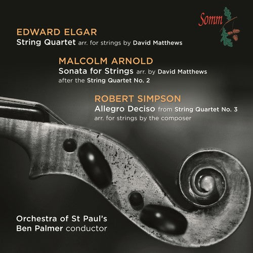 Elgar / Orchestra Of St Pauls / Palmer - String Quartets Music CD