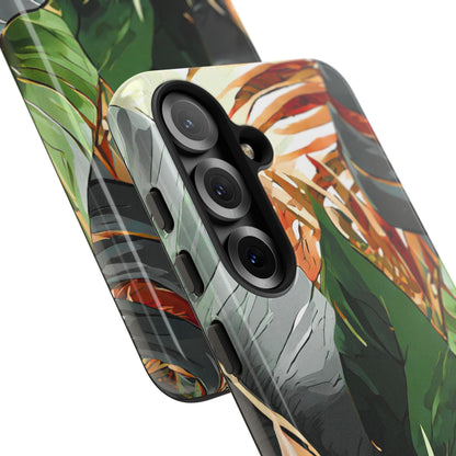 Tropical Leaf Tough Phone Case
