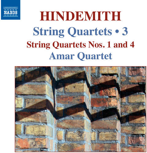 Hindemith / Amar Quartet - String Quartets 3 Music CD