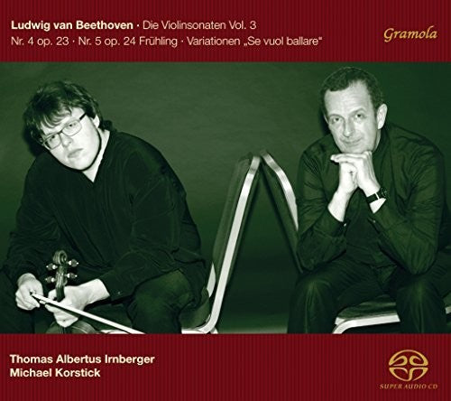 Beethoven / Irnberger / Korstick - Violin Sonatas 3 [CD]