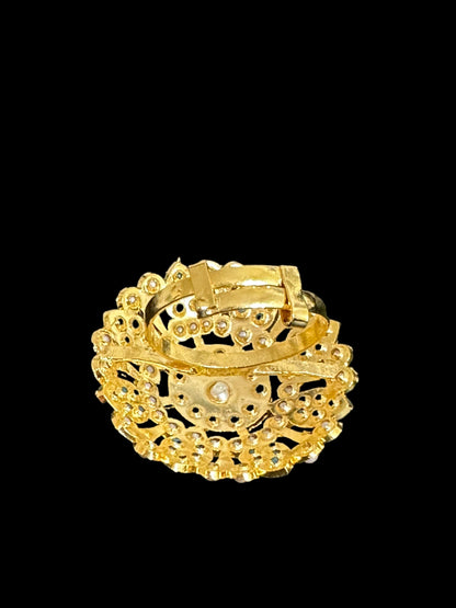 DJR85 Jadau ring - Turquoise pearl   ( READY TO SHIP )