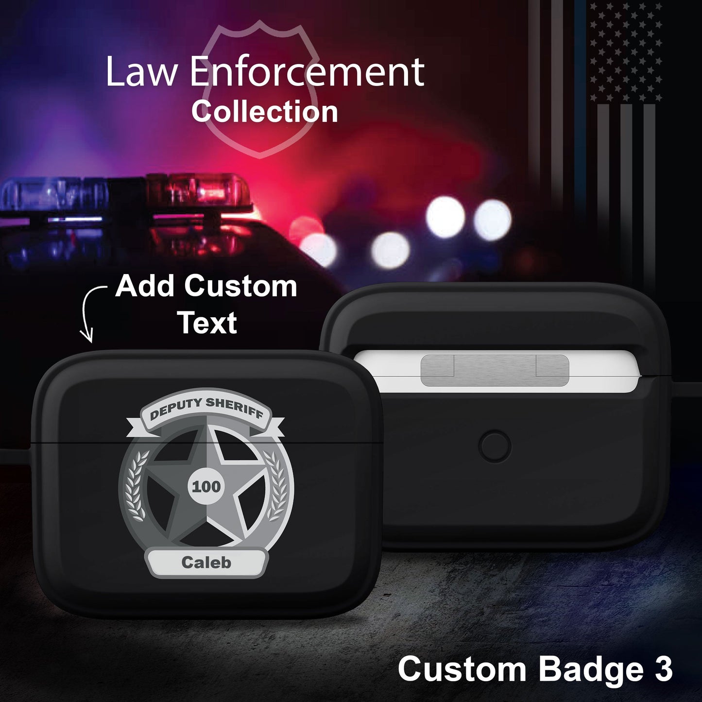 Law Enforcement HDX Apple AirPods Pro 1 & 2 Case Cover