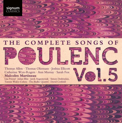 Malcolm Martineau - Complete Songs of Francis Poulenc 5 [CD]