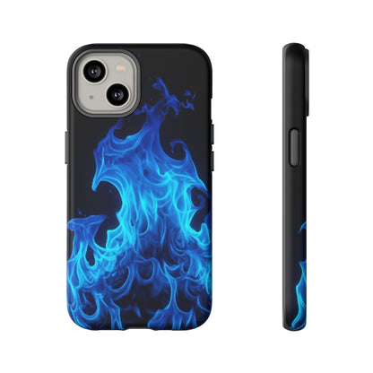 Blue Flames Tough  Phone Case