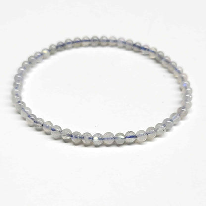 Labradorite Round Bead Bracelet - Stone of Magick