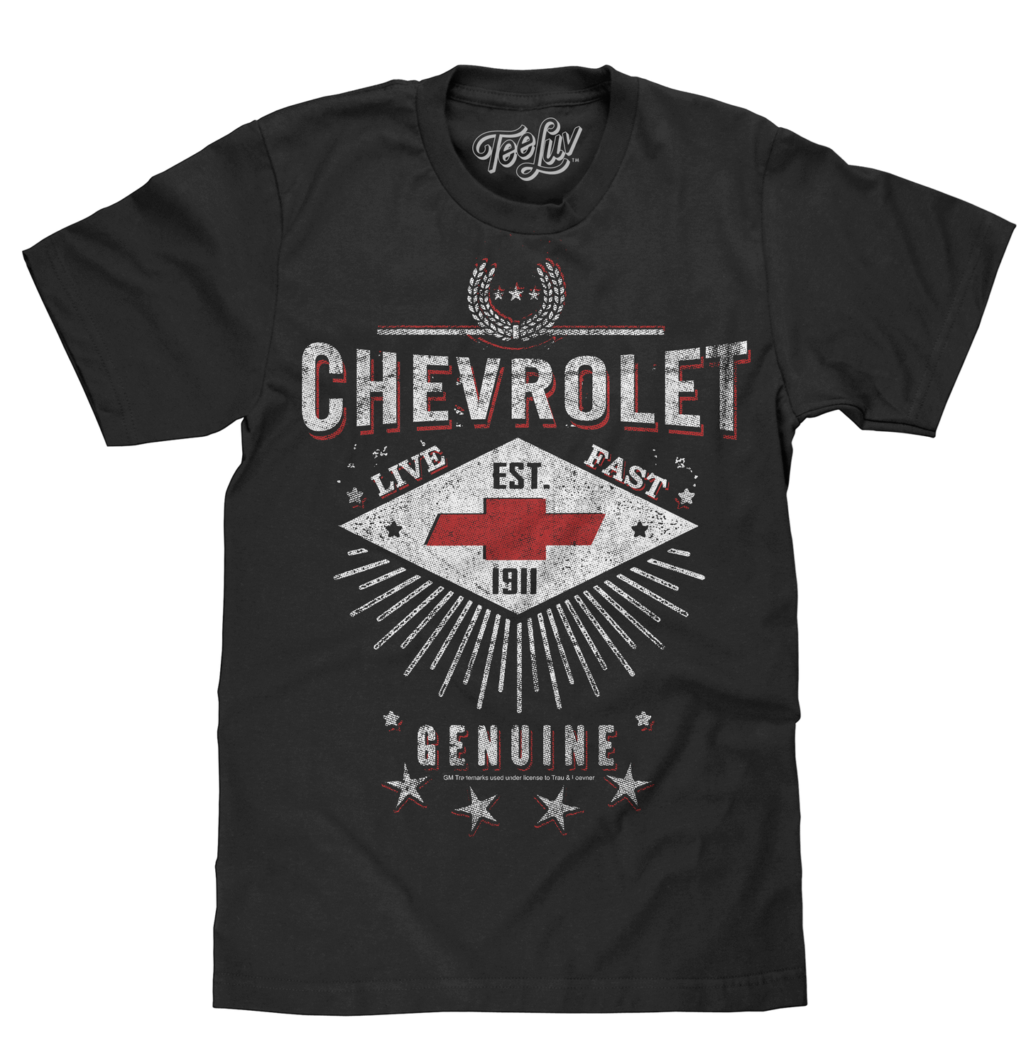 Chevrolet Live Fast T-Shirt - Black