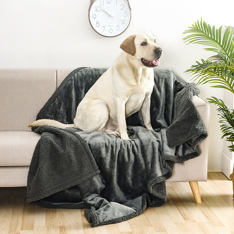 Waterproof Thick Wool Pet Blanket