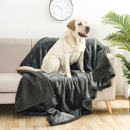 Waterproof Thick Wool Pet Blanket