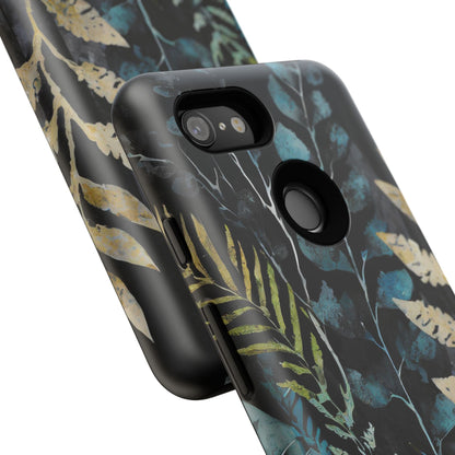 Dark Floral Tough Phone Case