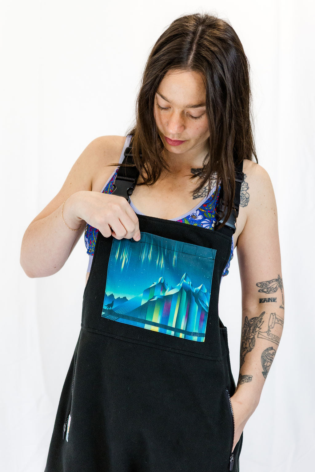 Free Spirit Fleece Overalls