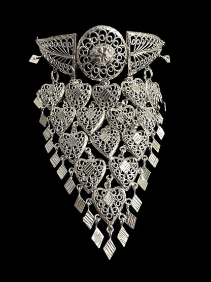 C521 Inas silver plated traditional choker set ( READY TO SHIP )