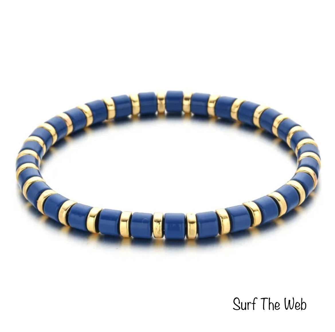 Enamel Beaded Charm Bar Bracelets  - Charm Bar Styling