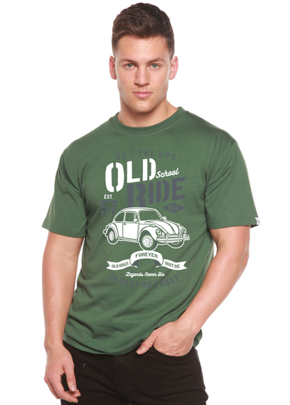 Old School Ride Spun Bamboo® Men's Bamboo Viscose/Organic Cotton Short Sleeve Graphic T-Shirt