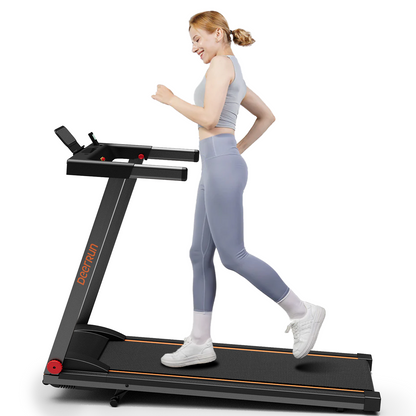DeerRun A1 Series 6% Incline Foldable Treadmill——Upgraded Chip & NFC Support | 300 lbs-350 lbs, 7.5 mph-10 mph
