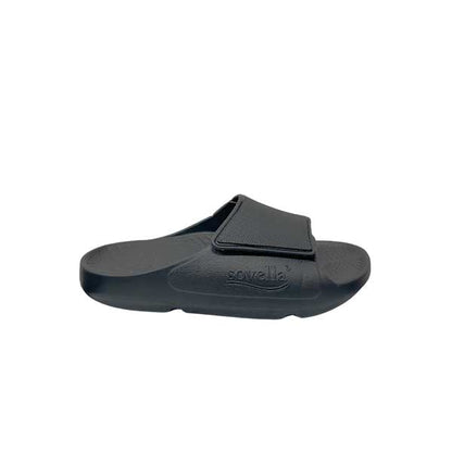 Sovella Active Recovery Sandals Men's PF Velcro Slide Dark Grey