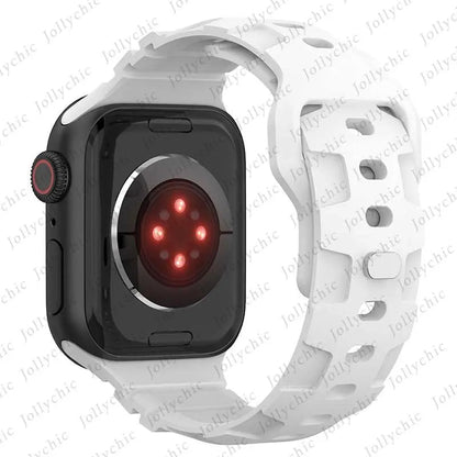 Silicone Band For Apple Watch Series 11/10/9/8/7/6/5/4/ SE / Ultra 1/2/3