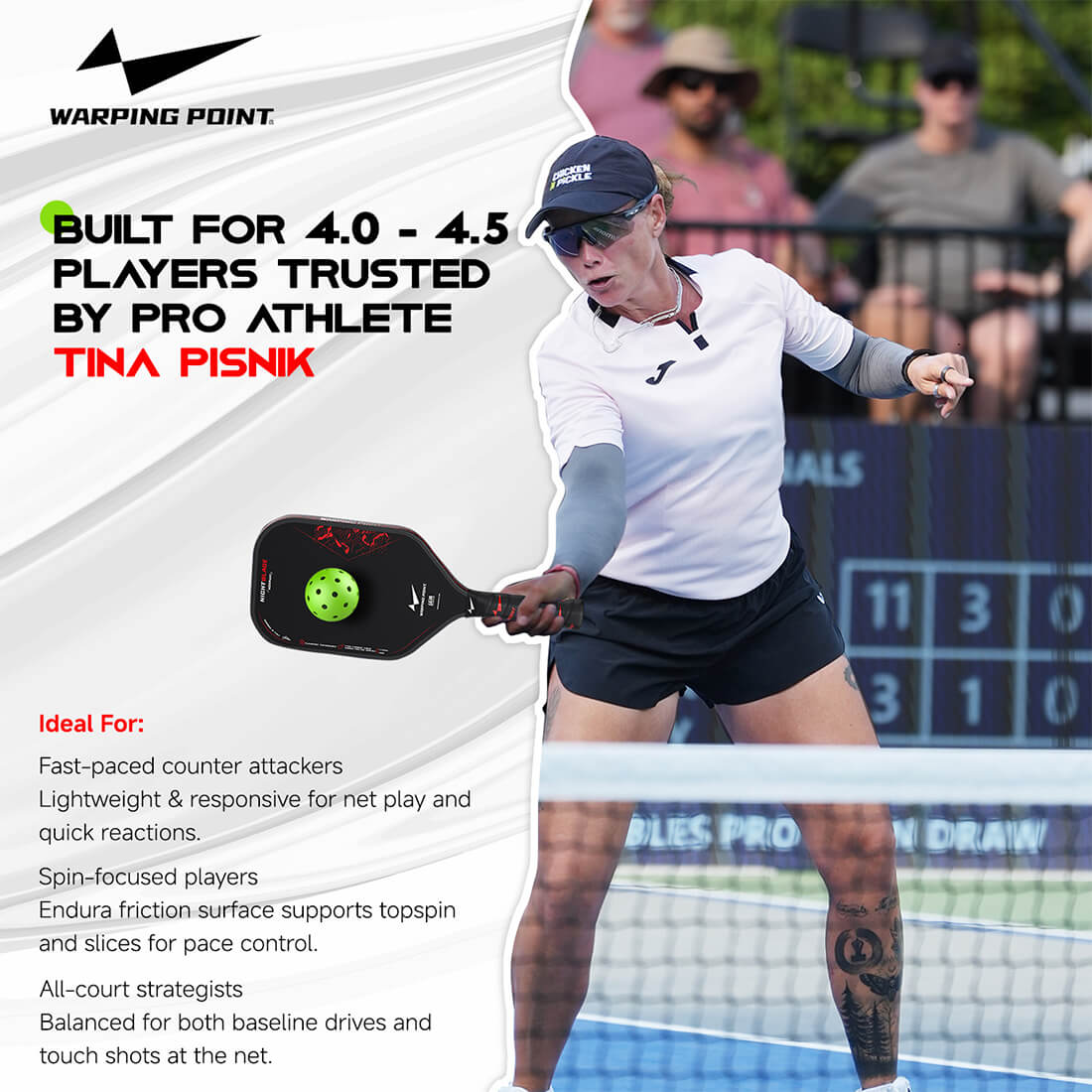 Nightblade Pickleball Paddle - 14mm