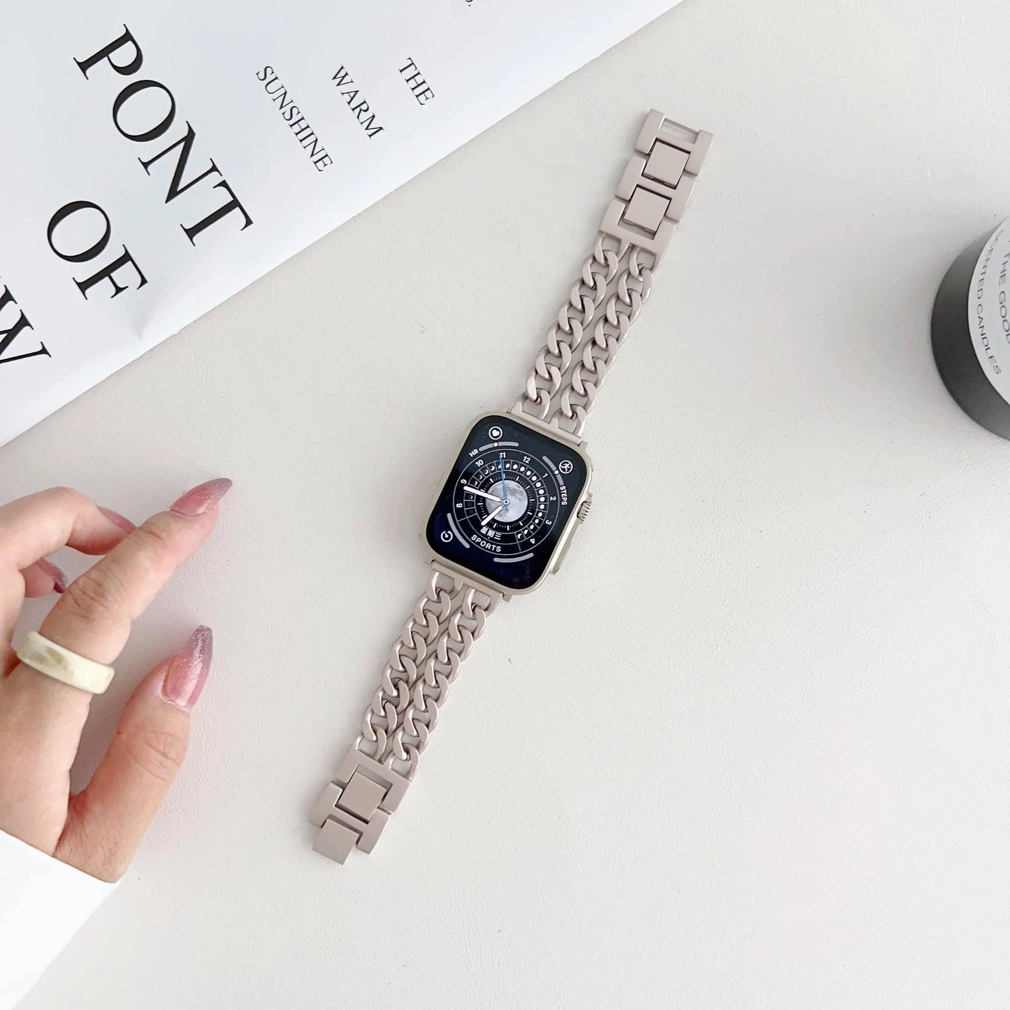 Starlight Apple Watch Band Series 11/10/9/8/7/6/5/4/ SE / Ultra 1/2/3