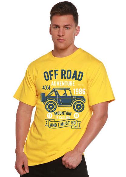 Off Road Adventure Spun Bamboo® Men's Bamboo Viscose/Organic Cotton Short Sleeve Graphic T-Shirt