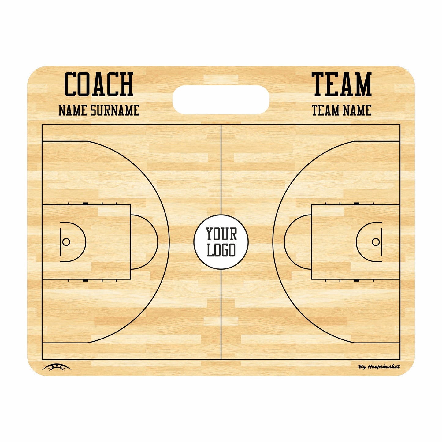 FIBA Custom American Style Magnetic Coaching Board 22'' x 17.5'' / 56 cm x 45 cm