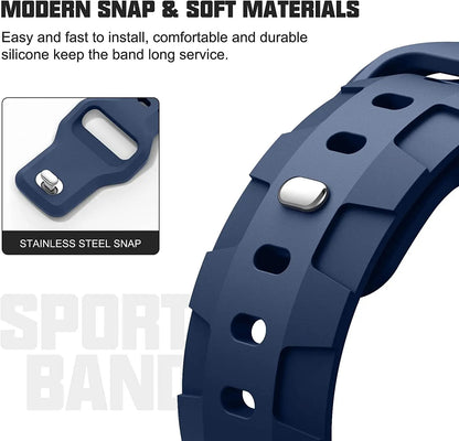 Silicone Band For Apple Watch Series 11/10/9/8/7/6/5/4/ SE / Ultra 1/2/3