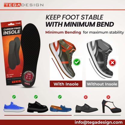 Rigid Carbon Fiber Insole (1.3mm)