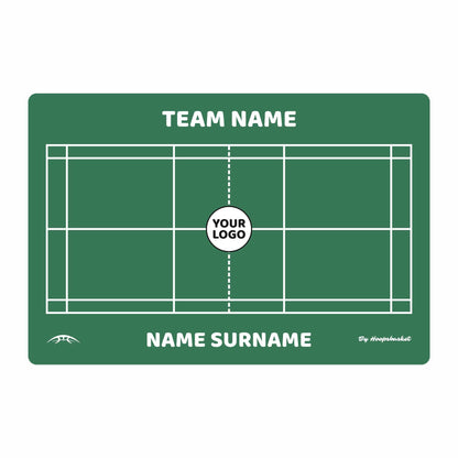 Custom Badminton Magnetic Coaching Board 15.7'' x 10.6'' / 40 x 27 cm