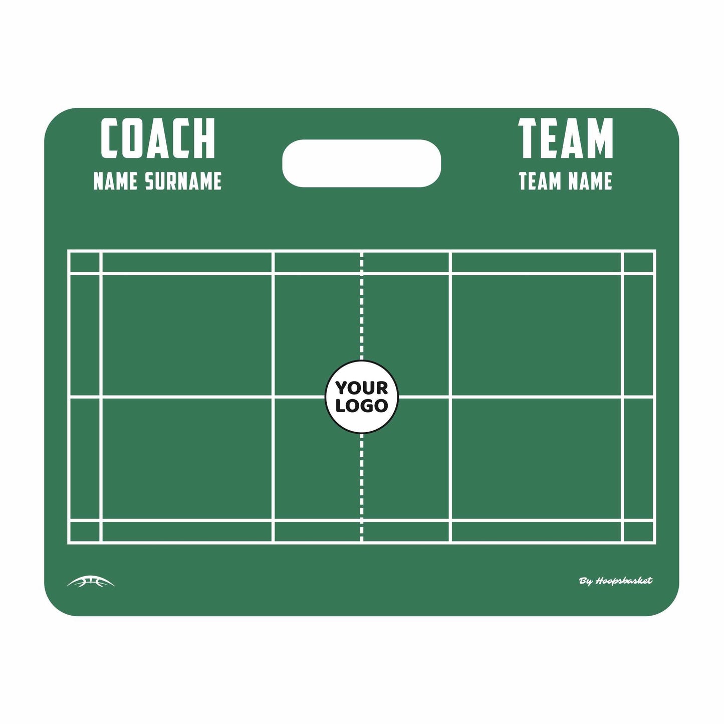 custom badminton magnetic coaching board 22x17.5 56x45cm