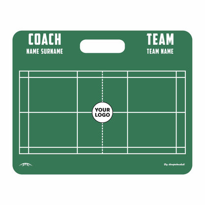 custom badminton magnetic coaching board 22x17.5 56x45cm
