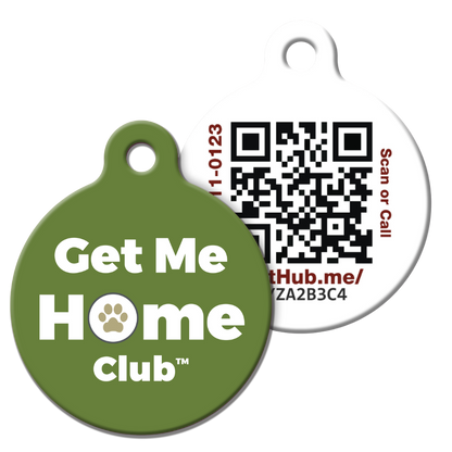 PetHub QR Pet ID Tag – Get Me Home Club