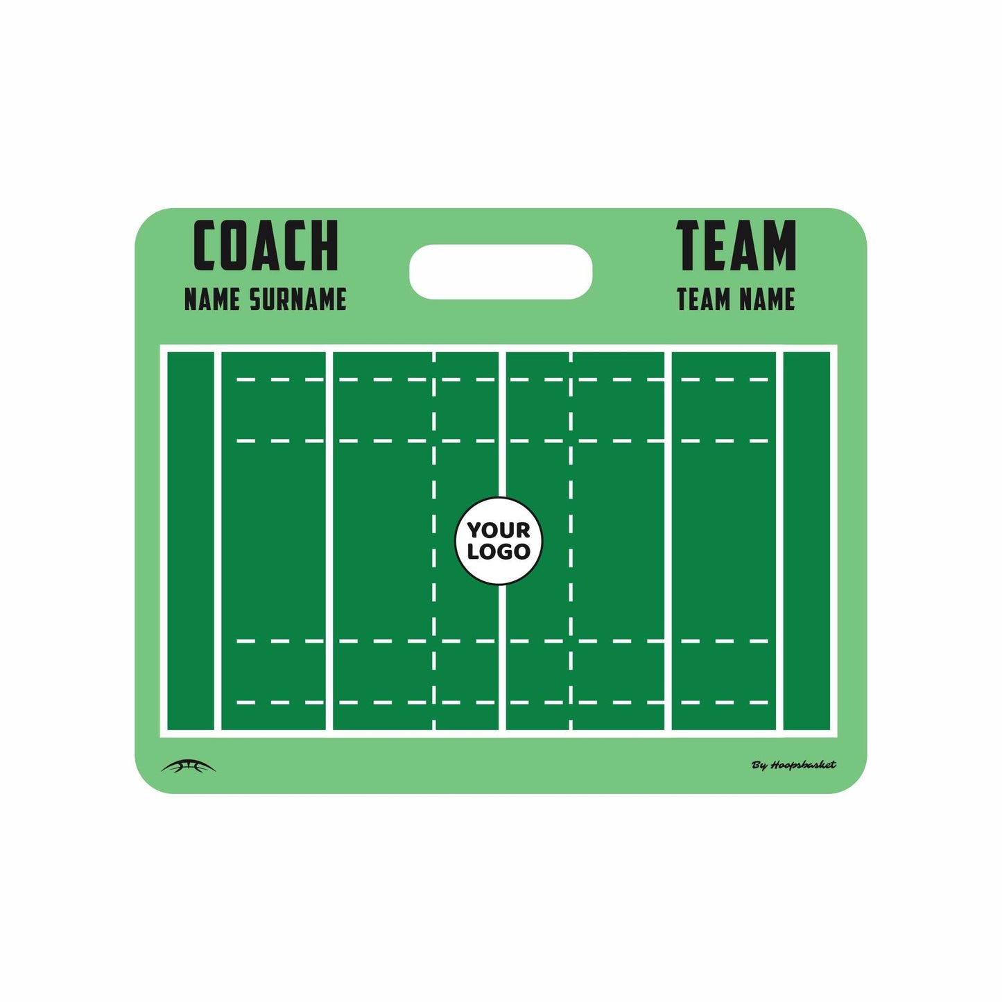 Custom Rugby Magnetic Coaching Board 11.4'' x 9.4'' / 29 cm x 24 cm
